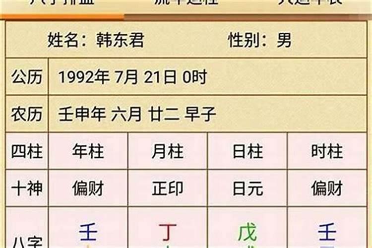 八字中的命格解析