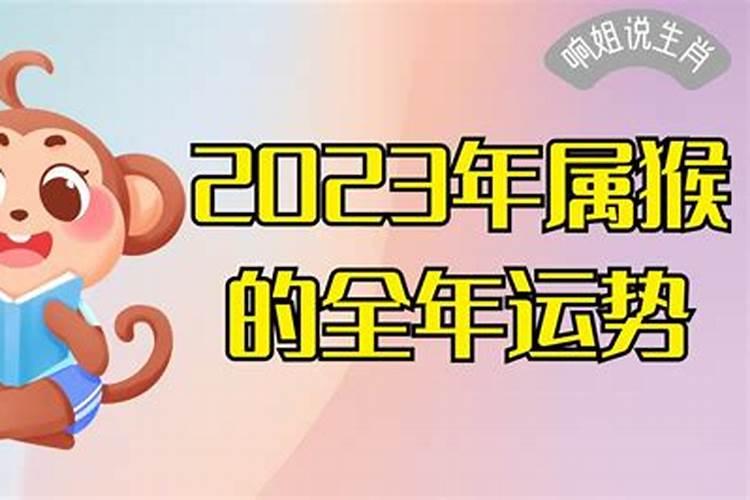 2023年属猴今年的运程