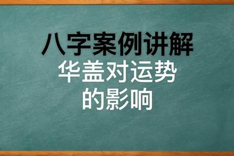 八字排盘中华盖是什么意思