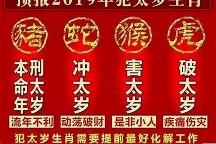 2021年犯太岁都属啥