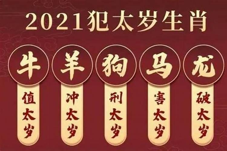 牛年犯太岁的四个属相2021