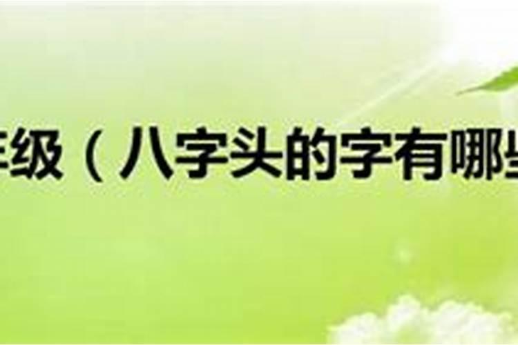 带有八字头的字100个