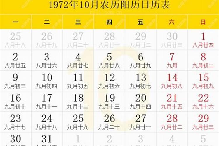 1972年农历10月出生运程