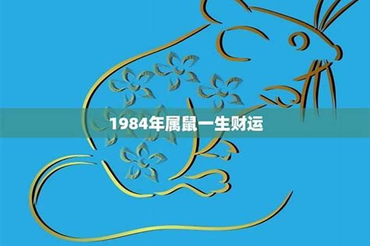 生肖鼠1984年一生运势