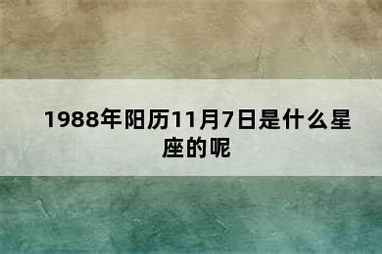 1988年冬至是什么星座啊