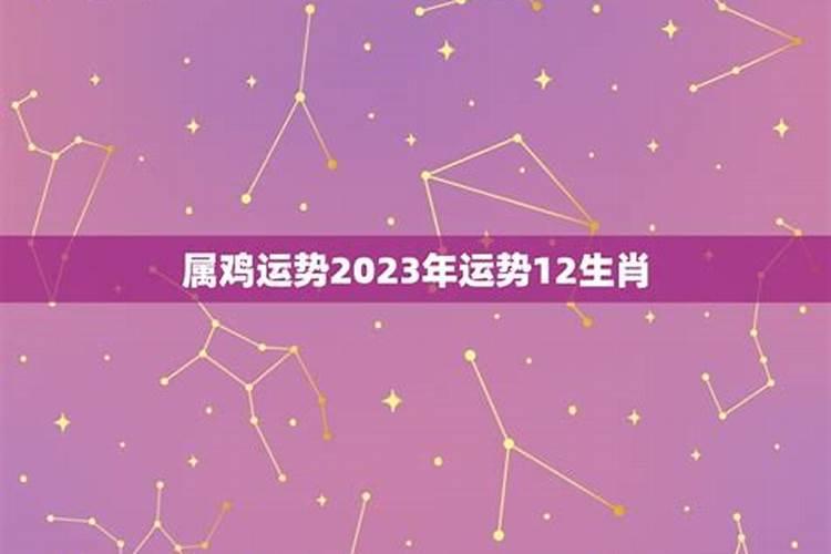 属鸡运势2023年下半年