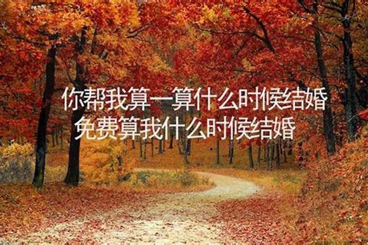 免费算婚姻什么时候到