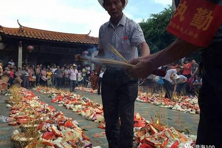 七月十五祭拜食物摆放顺序