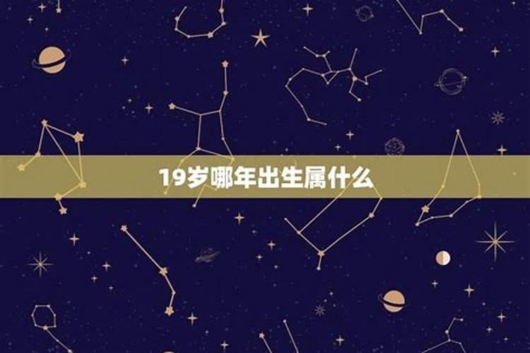 2020满19岁属什么生肖