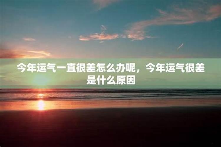 今年运气不好是不是就不能投资做事啦