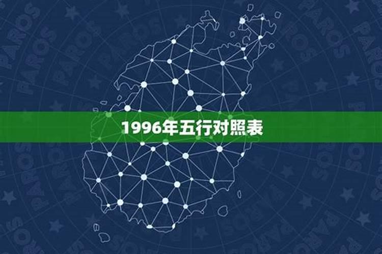 1996年九月初九五行属什么