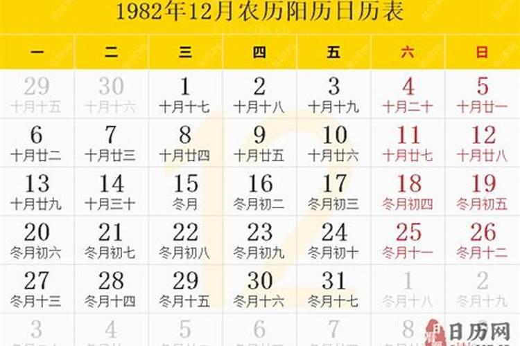 1982年农历12月19日是什么星座