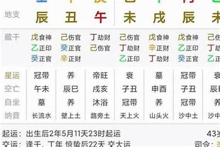 生辰八字年上面伤上什么意思