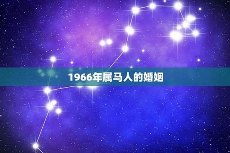 1966属马今年婚姻运势