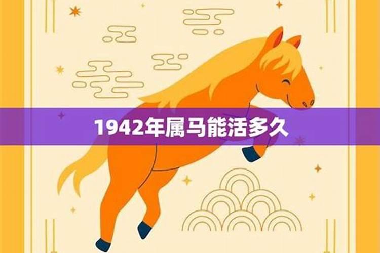 1942年属马的运程如何