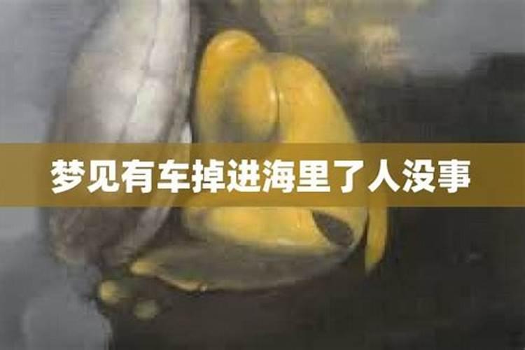 做梦梦到别人掉海里了