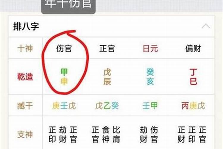 年柱伤官怎么化解