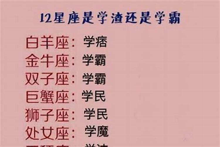 天蝎座是学霸还是学渣、学神