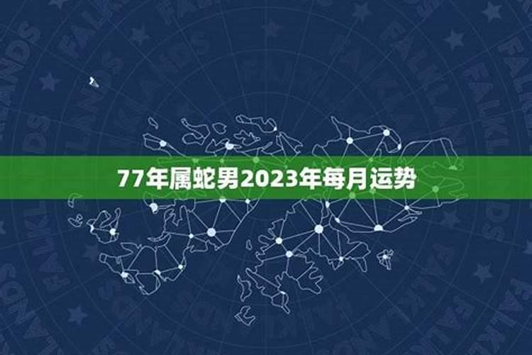 77年属蛇男在2023年里的命运