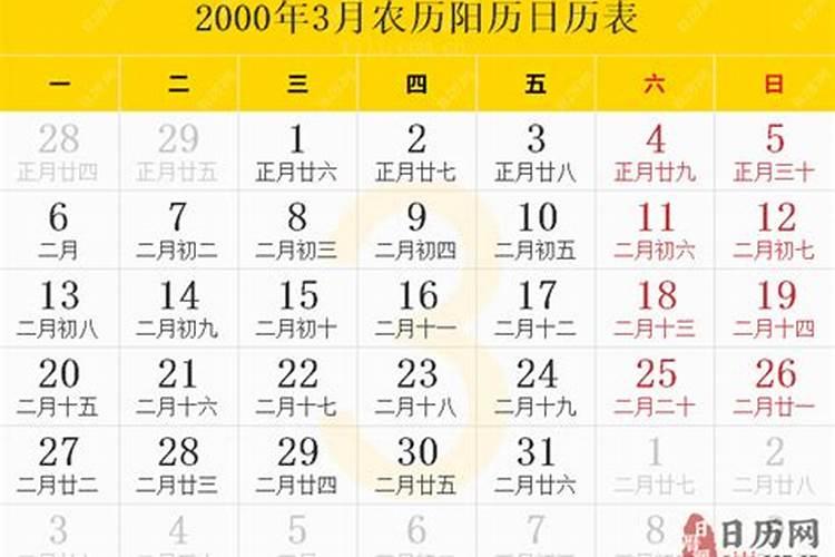 2000年阴历啥时候立春