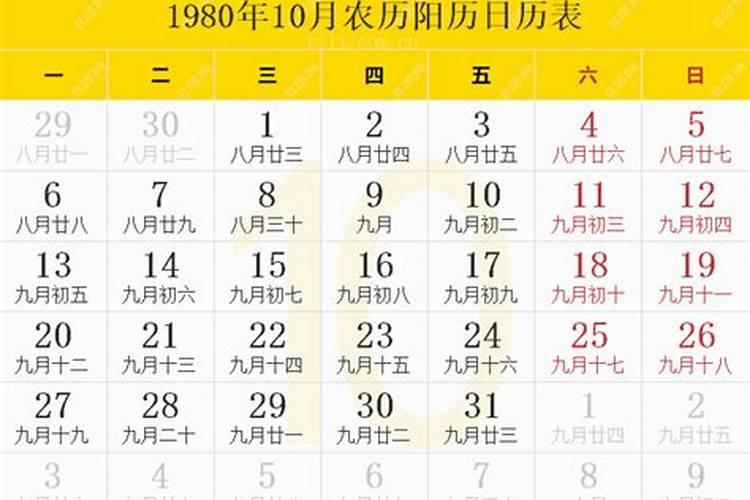 1982年10月19日农历运势