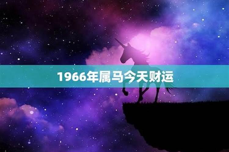 1966年今年财运如何