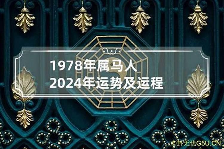 1978年2024年属马运势