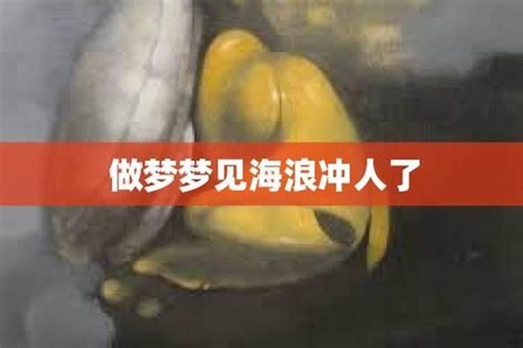 梦到海浪很高很大涌来,打到房子窗户上