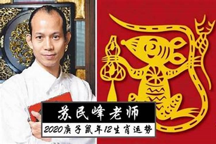 苏民峰2020年生肖运势