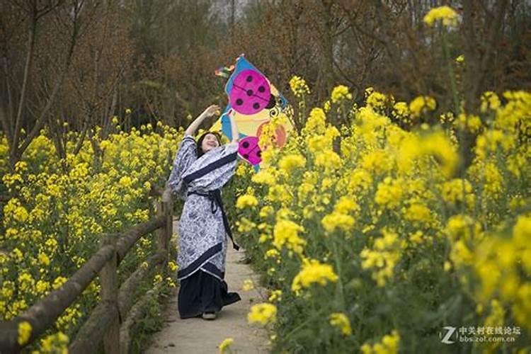 清明节习俗放风筝