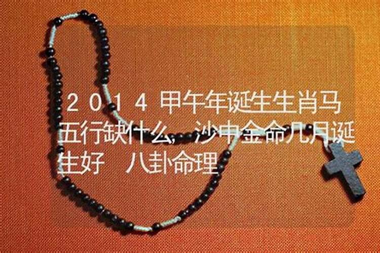 属马的2014年沙中金怎么样