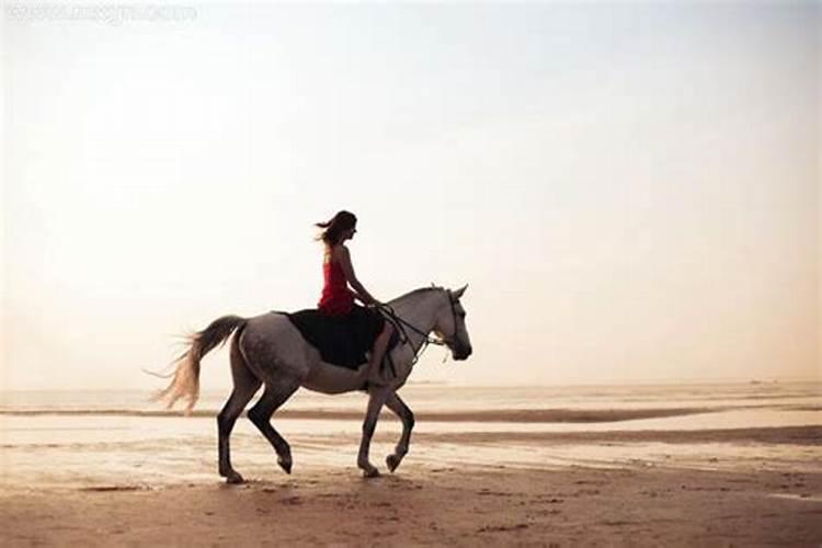 女人梦到骑马