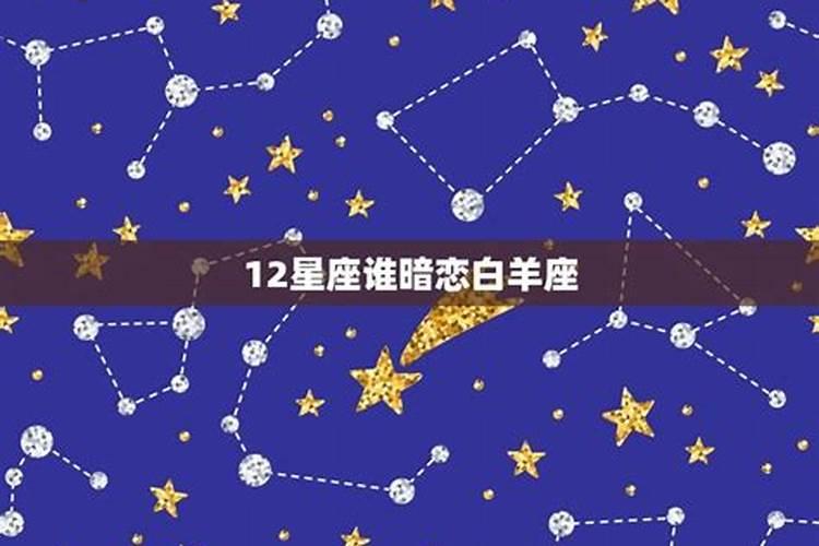 12星座谁暗恋白羊座