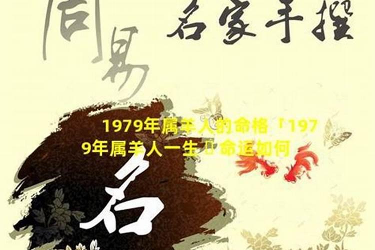 1979年一生运势如何