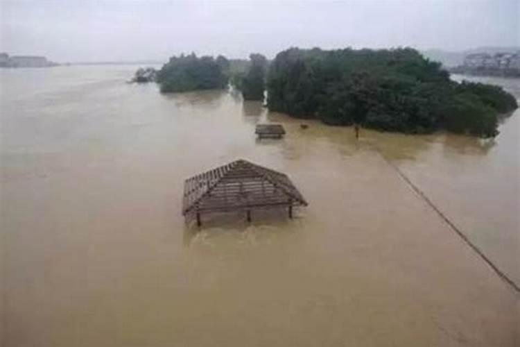 梦见下大雨发洪水怎么回事