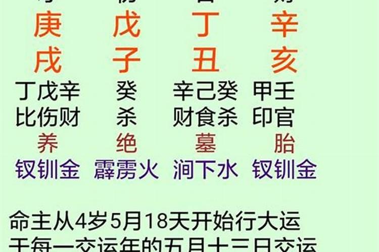 凶狠的八字