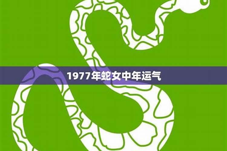 77年属蛇女十月运气如何