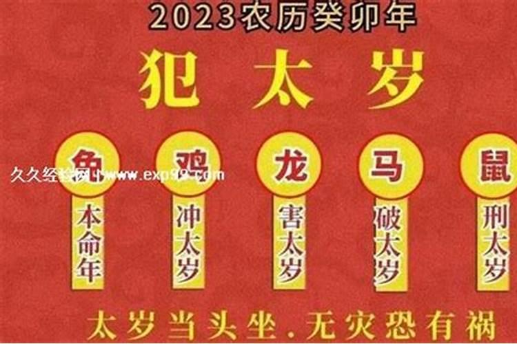 什么是属相犯太岁2023