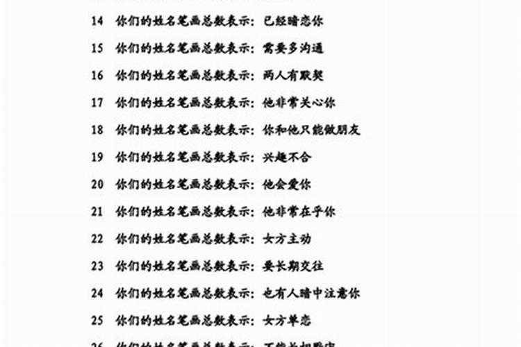 如何两人名字算姻缘