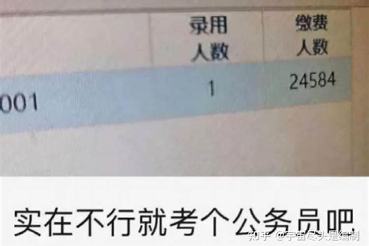 考公务员求事业运还是学业运