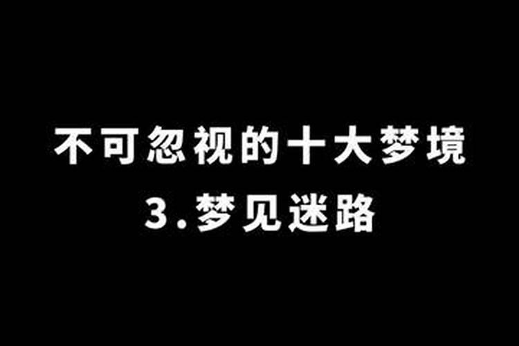 梦到回家走错路了