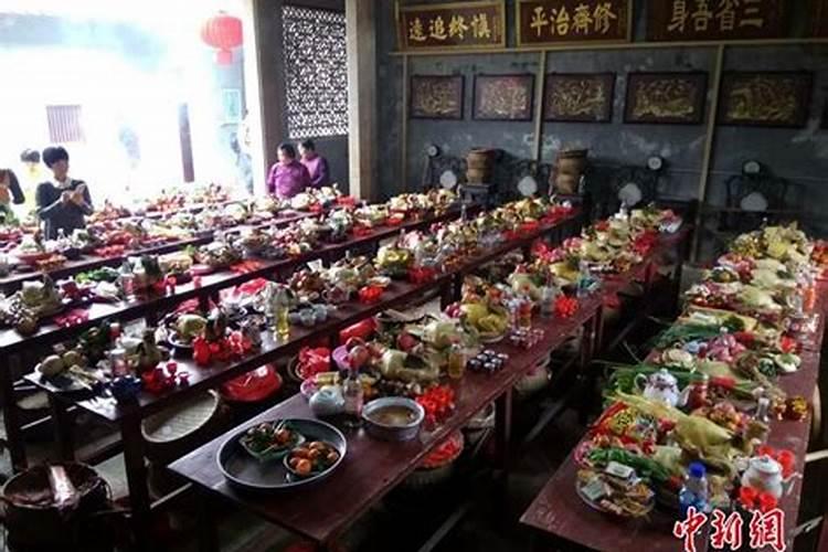 中元节祭祖摆几个碗