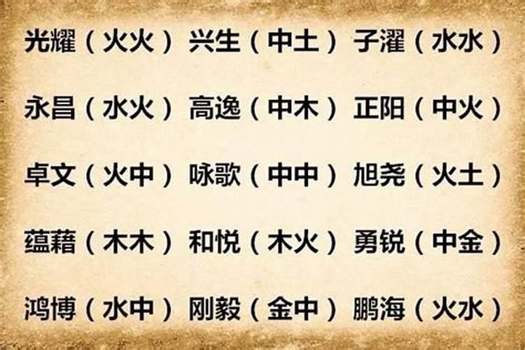 五行属土旺财的名字大全