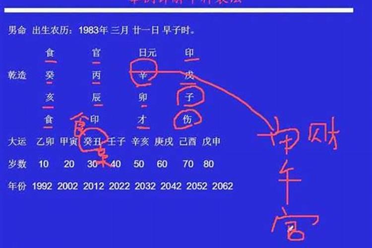 八字技巧—十神实例