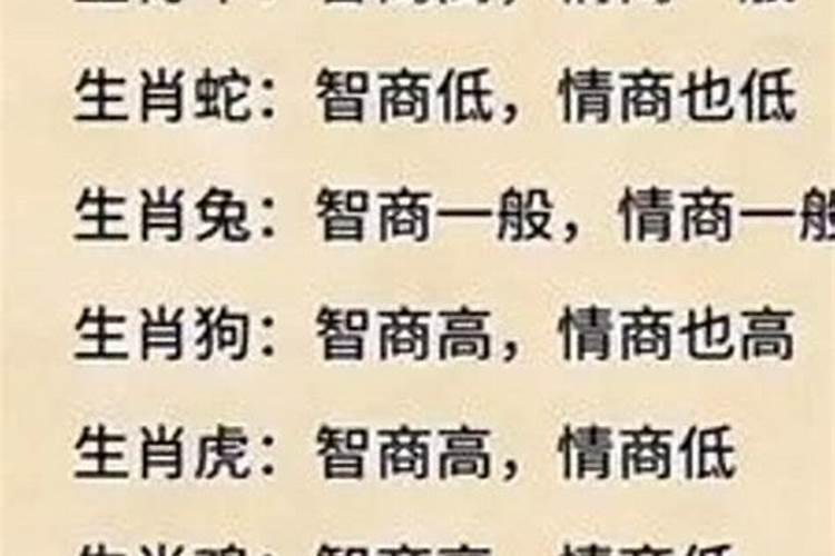 哪个生肖情商最高