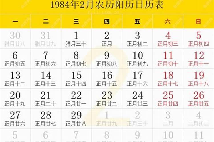 1984年农历2月27出生运势