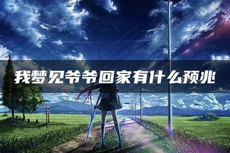 梦见快要回家了预示什么