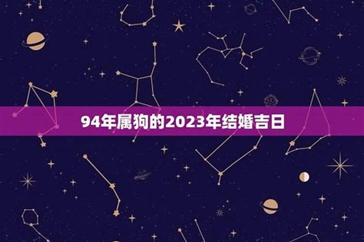 94年属狗2023年结婚吉日