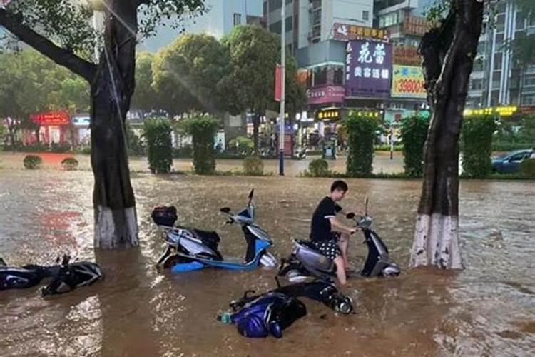 梦见下雨差点被淹了