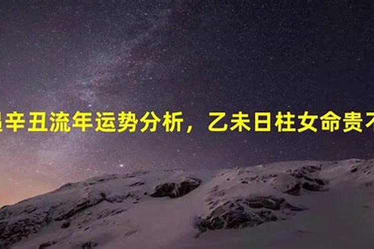 乙未日柱在2021年运势